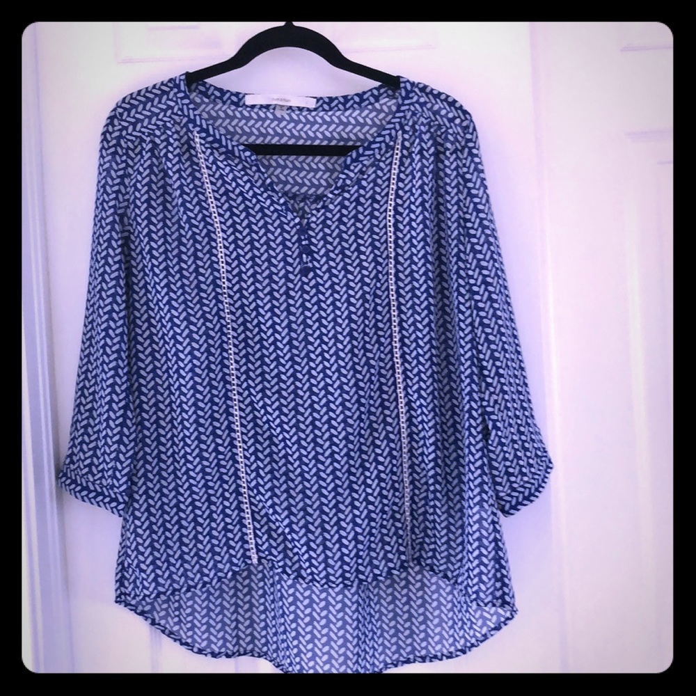 Fun 2 Fun 3/4 sleeve blouse